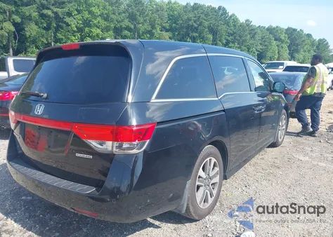 2014 Honda Odyssey Touring/Touring Elite from USA, damaged, VIN 5FNRL5H92EB119028